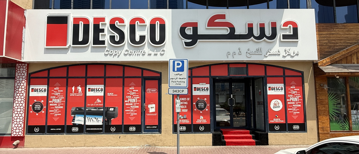 DESCO Copy & Print Center, Sheikh Zayed Road, Dubai